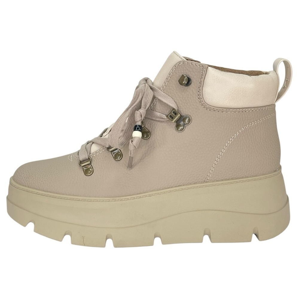 Zodiac Billie Tan Pebbled Faux Leather Lug Sole Womens Sneakers Size 9.5M - Picture 2 of 13
